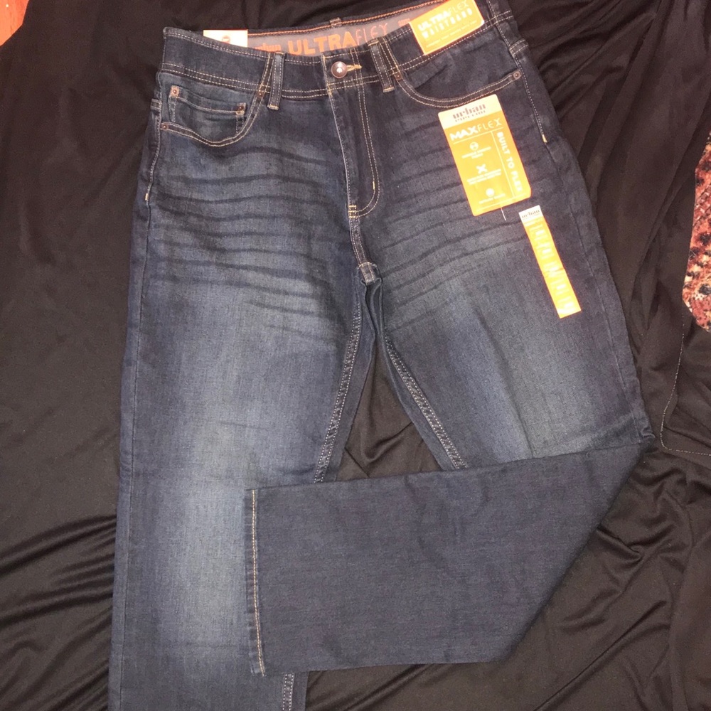 Men’s new Urban pipeline denim jeans